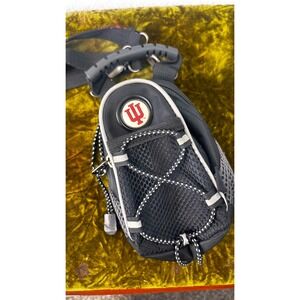 Indiana University Hoosiers Mini Backpack Sling Bag Black IU Logo Crossbody